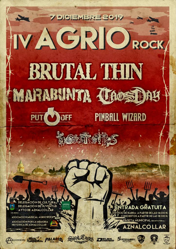 IV Festival Agrio Rock en Aznalcóllar 7/12/19